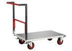 Chariots dossier repliable plateau tôle galva 400 kg