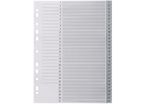 Intercalaires numériques polypropyléne gris A4 31 touches