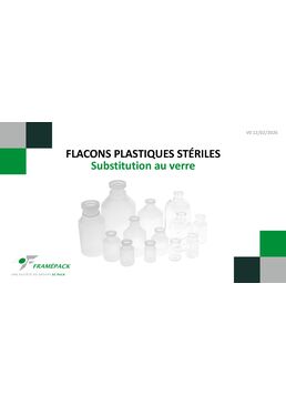 FLACON PLASTIQUE STERILE
