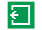 Panneau Sortie - fond vert - Rigide 200x200mm - 4220376