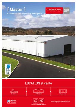 Bâtiment industriel démontable 100%acier - MASTER