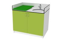 Change compact avec vasque