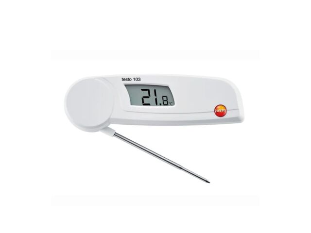 Thermomètre de pénétration pliant ultra-compact | testo 103 