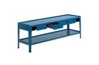 Établi d&amp;#039;atelier grand plateau à tiroirs