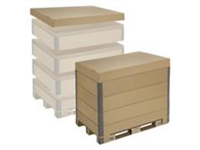Rehausse palette carton