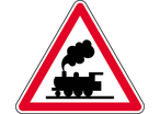 Panneau danger passage à niveau A8