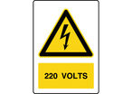 Panneau de danger vertical 220V 