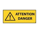 Panneau attention danger