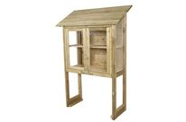 Mobextan - Boîte à livres sur pieds en pin - 109x47x192 cm - 10 ans garantie