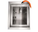 Laveur industriel inox manuel par aspersion pour pièces mécaniques