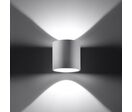 Applique Murale Cylindre pour Ampoule G9 - Blanc