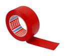 Tesa - Ruban Vinyle Rouge 33m x 50mm - Marquage Distanciation Sociale - PVC Résistant