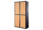 Armoire rdx 4tab anthracite/hetre