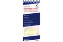 Carnet de 120 messages reçus ELVE autocopiant 32,2 x 14cm