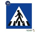 Panneau Passage Piétons - Classe 2 480x480 mm - 4012254