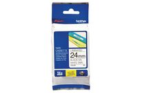 Brother - Ruban d&amp;#039;étiqueteuse TZE-251 - Blanc/Noir 24mm x 8m - Adhésif résistant
