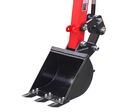 Godet 350 mm à 2 dents pour pelleteuse - pelle rétro ATV MW Tools GMAC1