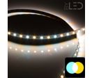 Ruban LED IP65 5050 - Blanc Pur + Chaud - 7,2W/m - 60 LED/m - 5m