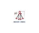 Elingue chaine 4 brins - crochets fonderie - CMU 17000 kg (classe 80)