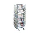 Présentoir Presse 40 sur pieds à Roulettes