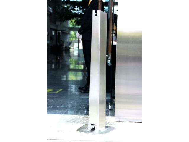 Distributeur inox de gel hydroalcoolique sans contact
