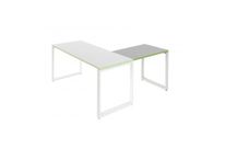 Retour de bureau Blanc.