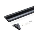 Profilé Aluminium Plinthe Couleur Noir 2M pour Ruban LED 10mm