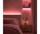 Ruban LED COB AC 296 LED/m 220V 10W/m IP65 - Rose (vendu sur mesure au mètre) - Rose