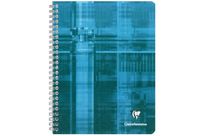 Cahier spirale Clairefontaine 17x22 cm petits carreaux  180 pages 90 g