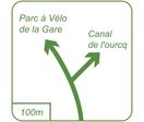 Panneau piste cyclable Dv42a