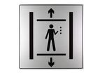 Plaquette Ascenseur - Iso 7001 200x200mm - 4380193
