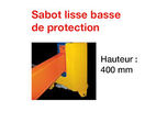 Sabot de protection lisse basse