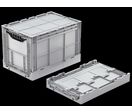 Bac pliable gerbable 600 x 400 x 400 mm - Collapsible - Norme Europe - Clever Retail Box (CRB)