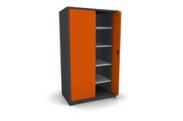 Armoire à portes battantes charge lourde 4 tablettes