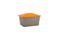 Bac à sel PFV 550 litres sans ouverture d'écoulement - Pour sable, sel, granulats, absorbant