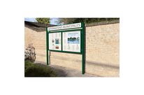 Vitrine d’affichage extérieure aluminium