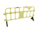 Manutan Expert - Barrière de protection plastique jaune - 2000mm x 990mm - Intérieur/Extérieur - Polyéthylène haute densité - Garantie 10 ans
