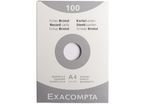 Fiche bristol Exacompta A4 petit carreaux Blanc - étui de 100