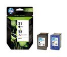 HP 21 et 22 C9351A C9352A 2 Cartouches encre