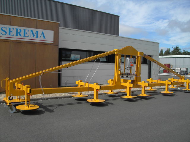 Palonnier à ventouses électrique pour la manipulation de charges lourdes et volumineuses | SEH