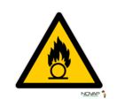 Panneau Danger substances comburantes - Novap