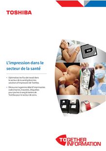 Brochure Impression dans le secteur de la santé