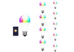 Pack de  10 - Ampoule LED Connectée Wifi E27 8.5W RGBW A60