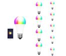 Pack de  10 - Ampoule LED Connectée Wifi E27 8.5W RGBW A60