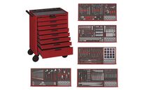 Servante rouge foam midi master set 8 tiroirs Teng Tools TCEMM411N8