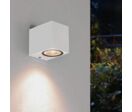 Applique Murale LED IP44 Rectangle pour Ampoules GU10 - Blanc