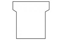 Paquet 100 fiches plan indice 1,   blanche