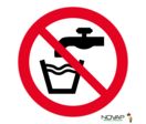 Panneau Eau non potable - Novap