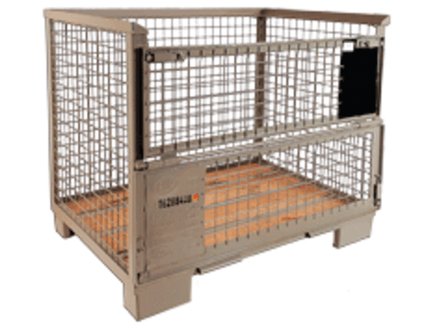 Conteneur métallique grillagé Box Europe normalisé