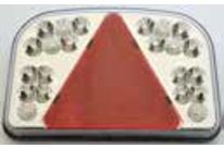 Lanterne intégrale 4 fonctions LED fonctions doublées